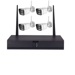 CAM-IP3MP-WiFiKITXM4 GMB kamera 3 mpix set wifi 4 kamere full color app xmeye sa mikrofonom