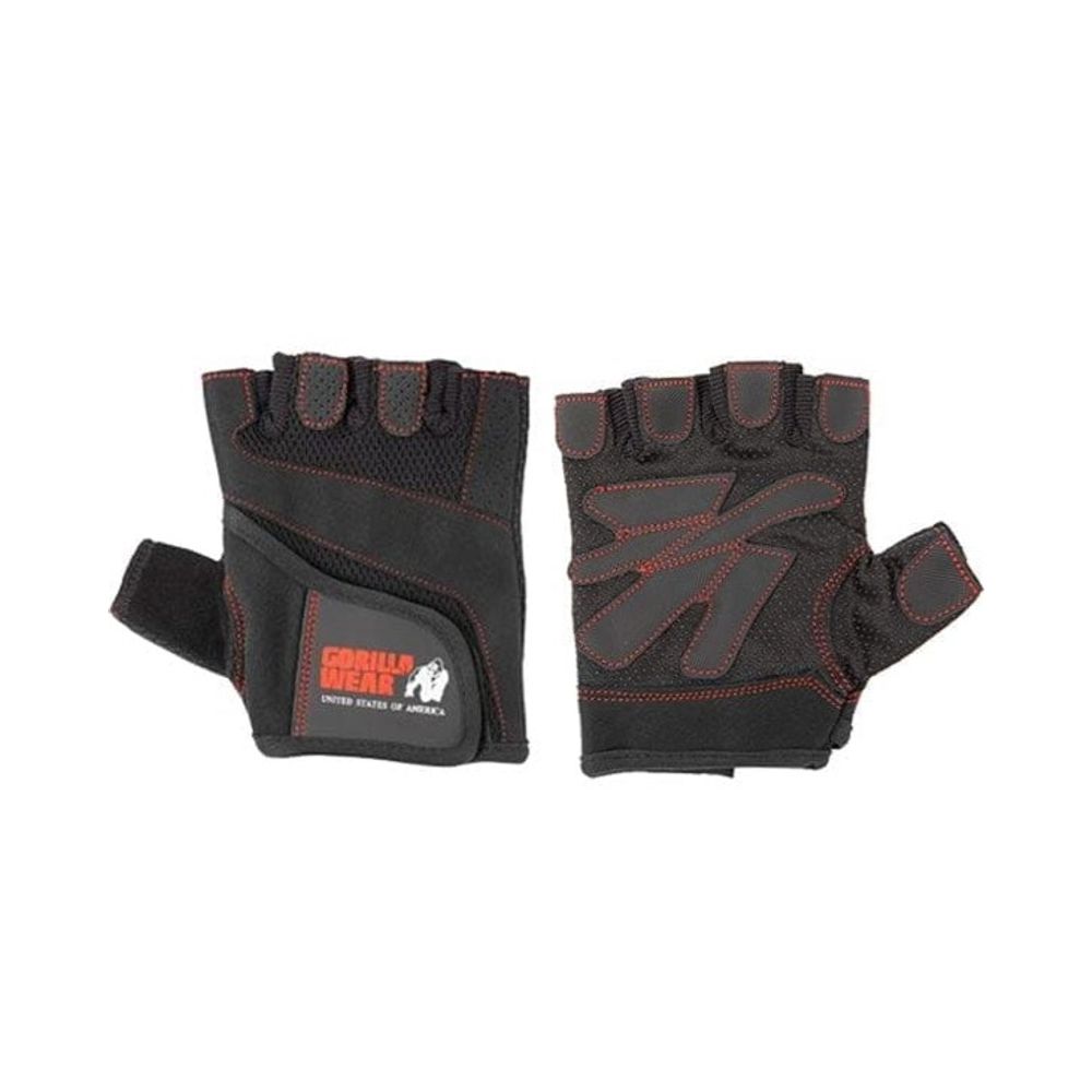Gorilla Wear Fitness rukavice za žene, Crno/Crvene slika 1