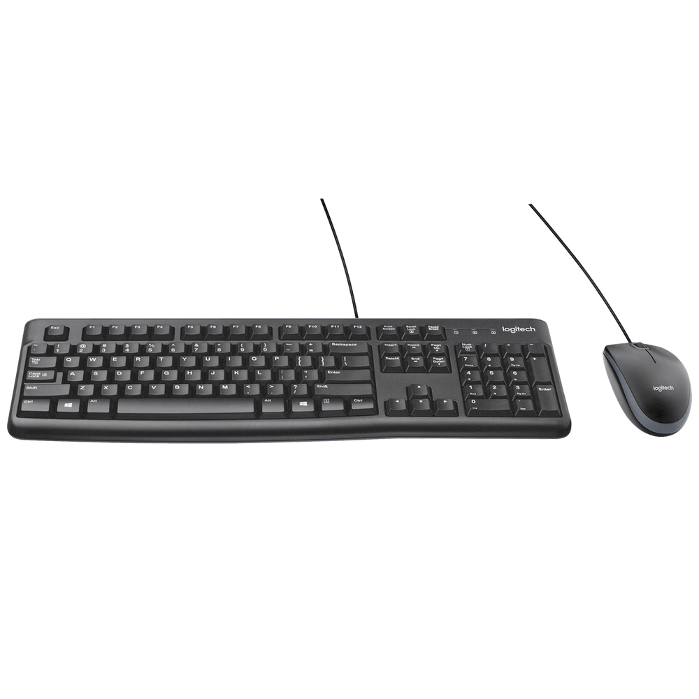 Logitech Tipkovnica+miš, set, žični, USB - MK120 slika 2