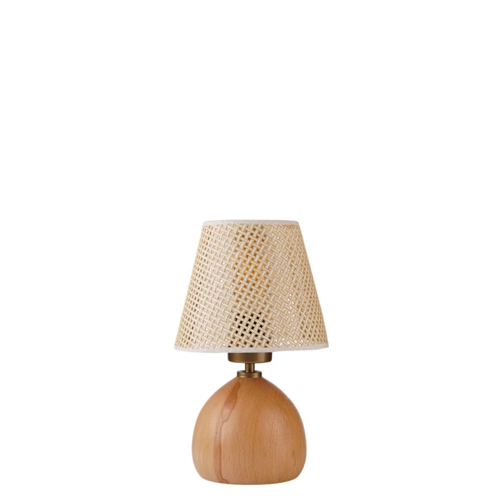8898-6 Bež Orah Stolna Lampa slika 4