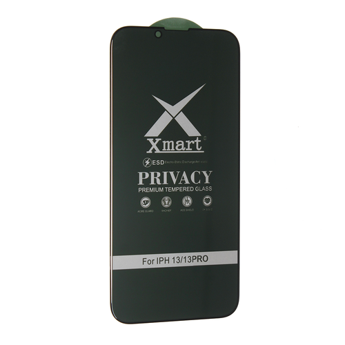 Tempered glass X mart 9D Privacy za iPhone 13/13 Pro/14 6.1 slika 1