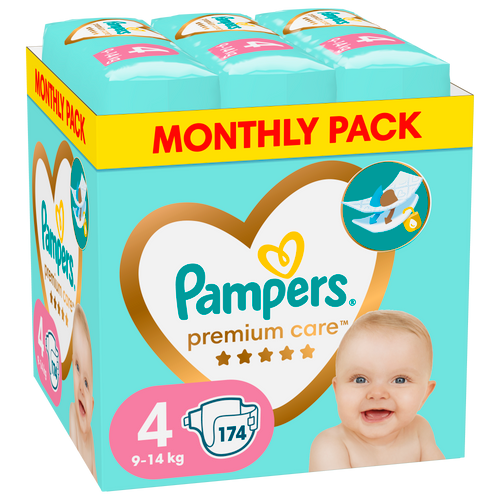 Pampers Premium Care mesečno pakovanje pelena XXL slika 4