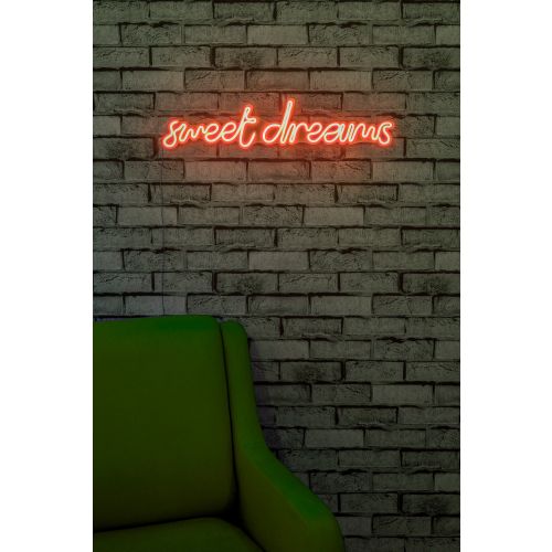 Wallity Ukrasna plastična LED rasvjeta, Sweet Dreams - Red slika 3