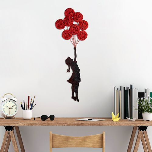 Banksy - 11-1 Red
Black Decorative Metal Wall Accessory slika 1