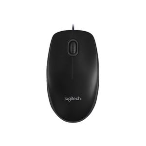 LOGI B100 optical Mouse Black USB OEM 910-003357