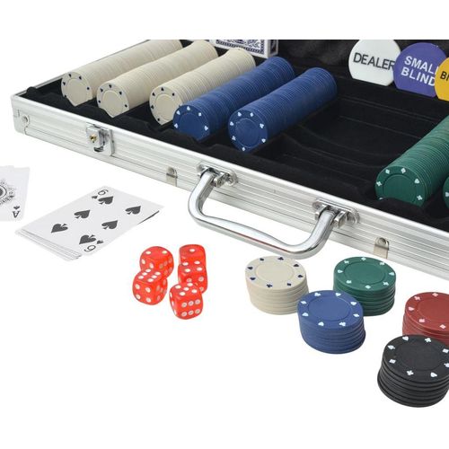 Set za Poker s 500 Žetona Aluminijum slika 4
