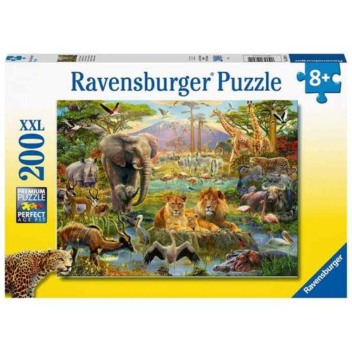 Ravensburger Puzzle Afričke Životinje u Rijeci - 200 Komada slika 1