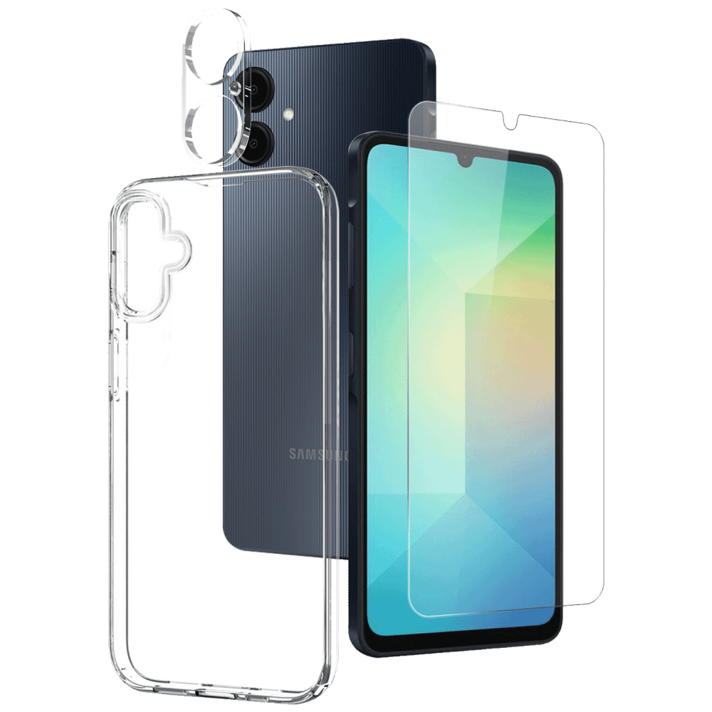 NN-Su Combo Maska za Samsung A06 sa zaštitom ekrana i objektiva - A06 TPU Phone Case;Screen Protector slika 1