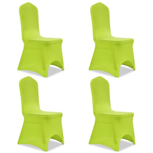 Rastezljive navlake za stolice 4 kom Zelena boja slika 28