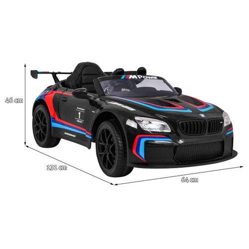 Licencirani auto na akumulator BMW M6 GT3 - crni slika 2