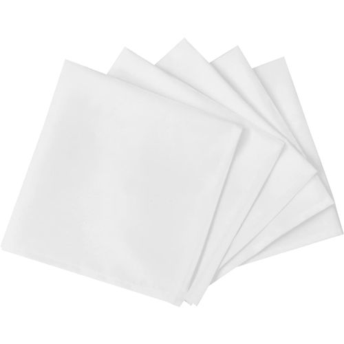 50 Bijelih Platnenih Ubrusa 50 x 50 cm slika 19