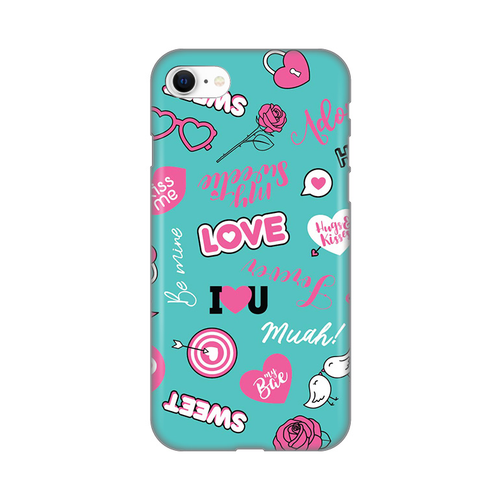 Torbica Silikonska Print za iPhone 7/8/SE 2020/2022 Love slika 1