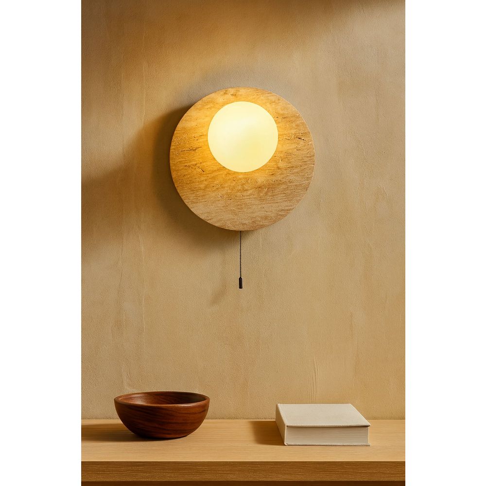 Zidna Lampa Tor-Look-B, boje: Bež, Bijela slika 1
