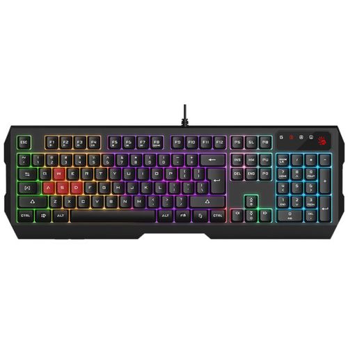 A4-B135N A4Tech Bloody Gejmerska svetleca tastatura(NEON LED), black, USB, US layout slika 6