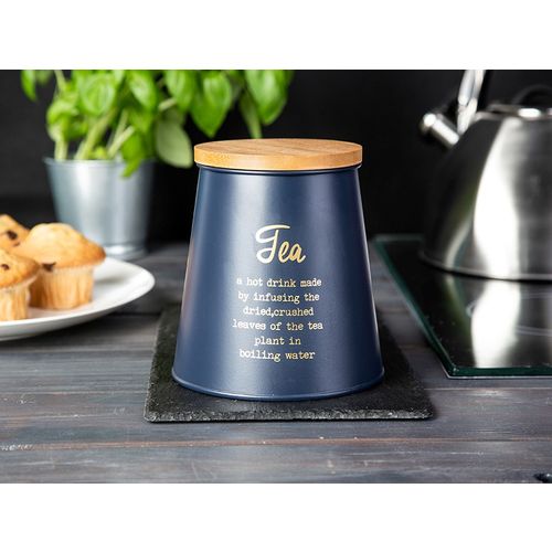 Altom Design kutija za čaj s bambusovim poklopcem 10,5x14x10,5 cm tamnoplava 204018367 slika 5