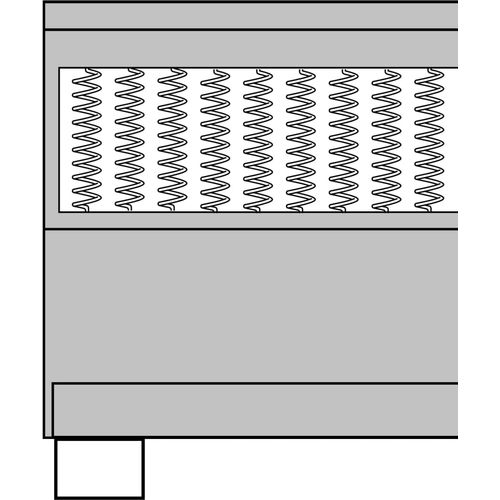 Krevet od tkanine s oprugama tamnosivi 140 x 200 cm slika 39