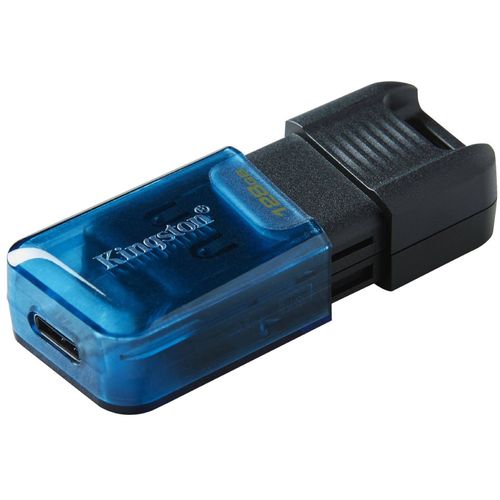 USB memorija KINGSTON DT80M 128GB Data Traveler 3.2 crna slika 1
