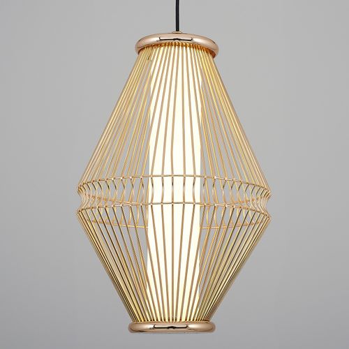 3224K-1-03 Yellow Chandelier slika 2