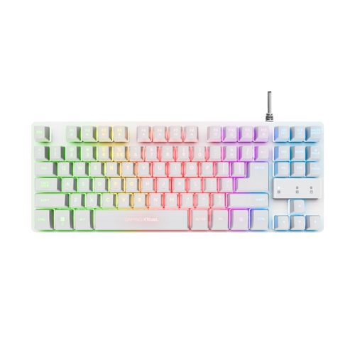 Tastatura TRUST GXT833 THADO žična/RGB/gaming/bela slika 1