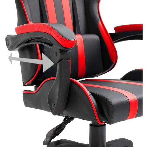 Igraća stolica od umjetne kože crvena slika 18