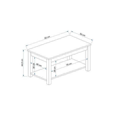 Larissa - White, Grey White
Grey Coffee Table slika 5