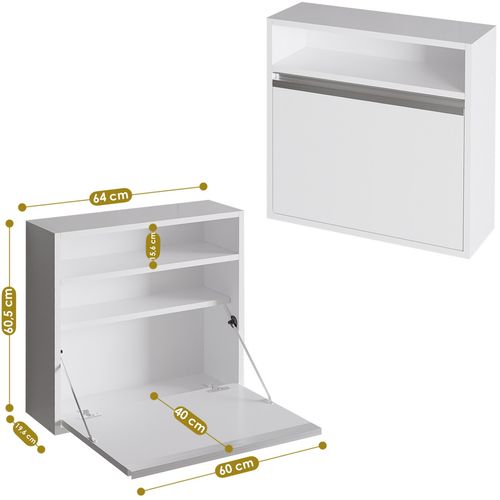 Optimum - White White Study Desk slika 5