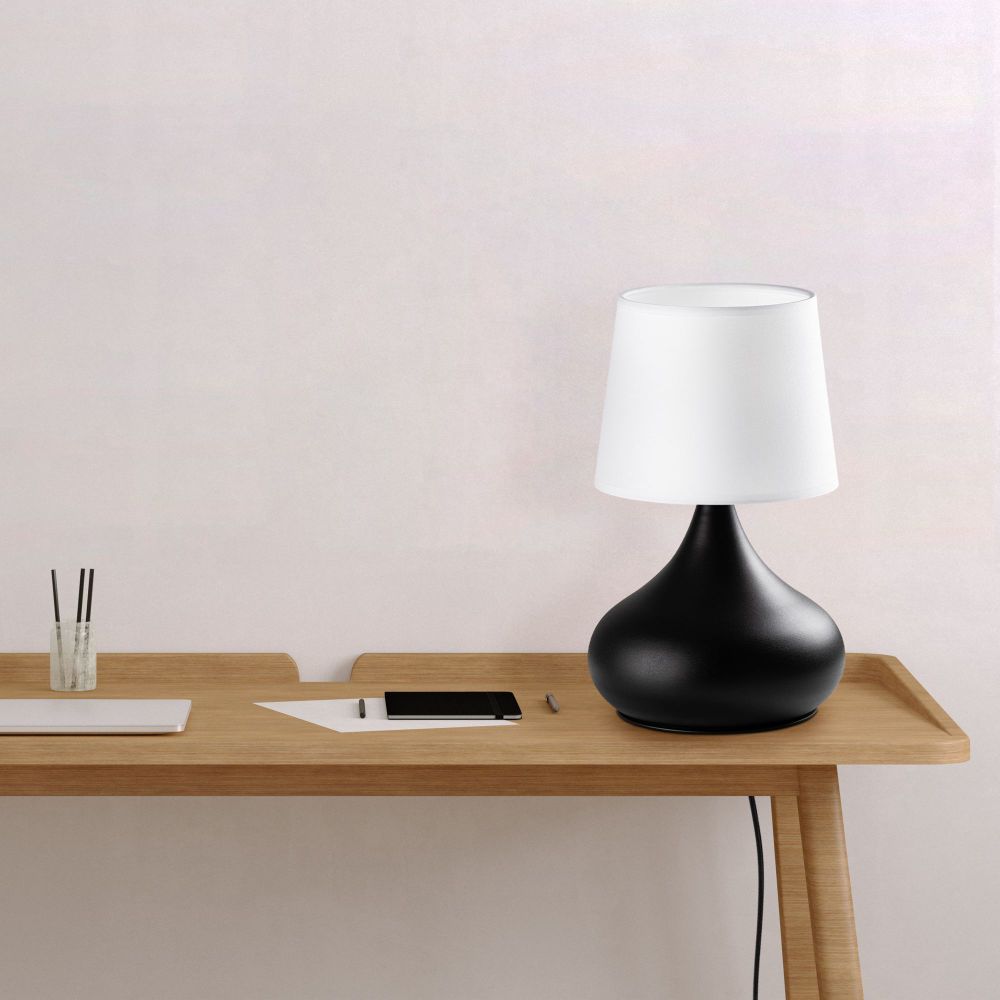 Bulbe - Crno-Bijela Stolna Lampa 15463 slika 2