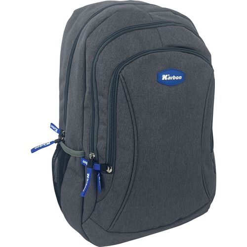 Karbon školski ruksak 3 zip grey  slika 3