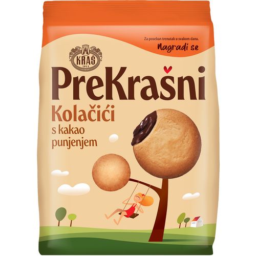 Kraš Prekrašni kolačići s kakao punjenjem 220 g slika 1