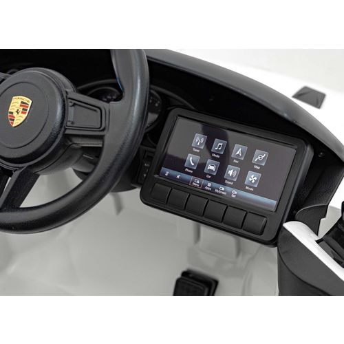 Licencirani auto na akumulator Porsche 718 - bijeli/lakirani slika 11