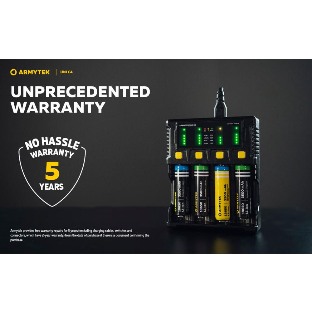Armytek Univerzalni punjač za baterije UNI C4 slika 20