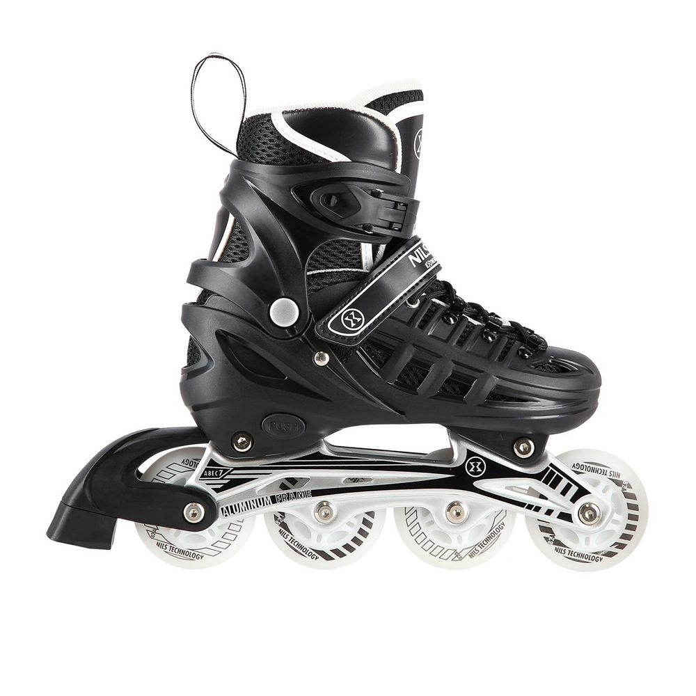 Nils Extreme 4 u 1 role i klizaljke s LED rasvjetom crne veličina S 31–34 slika 3