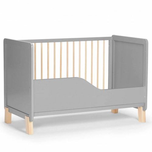 Kinderkraft krevetac za bebe Nico wooden grey slika 3