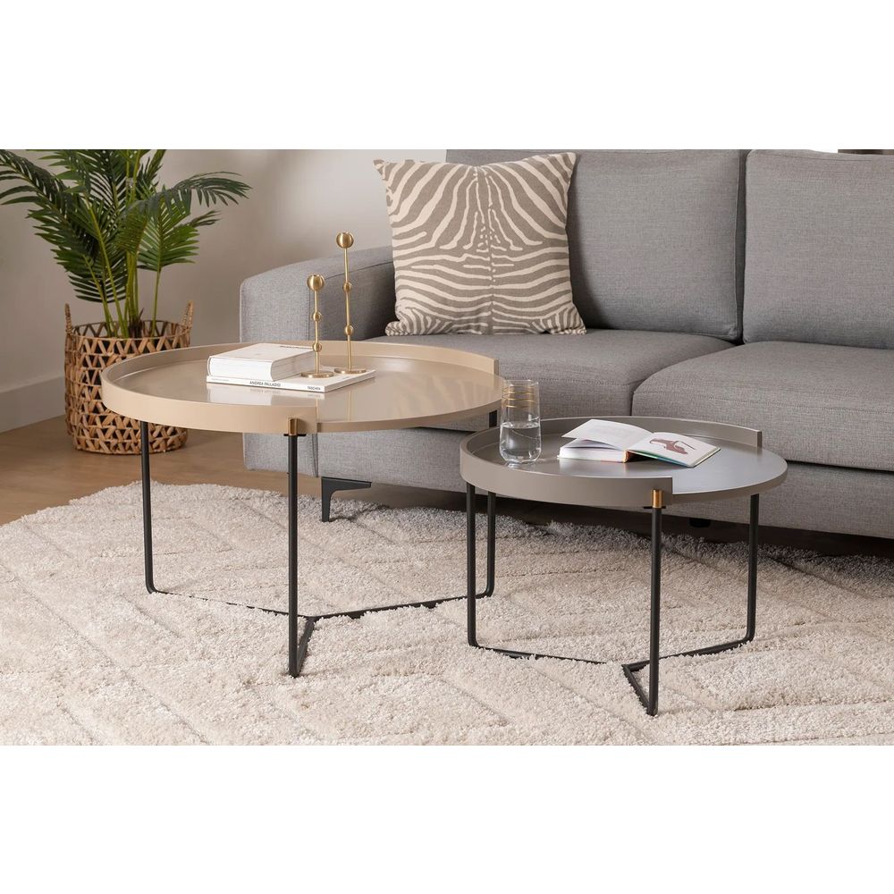 Nesting table Mandy - Bež (2 komada) slika 1
