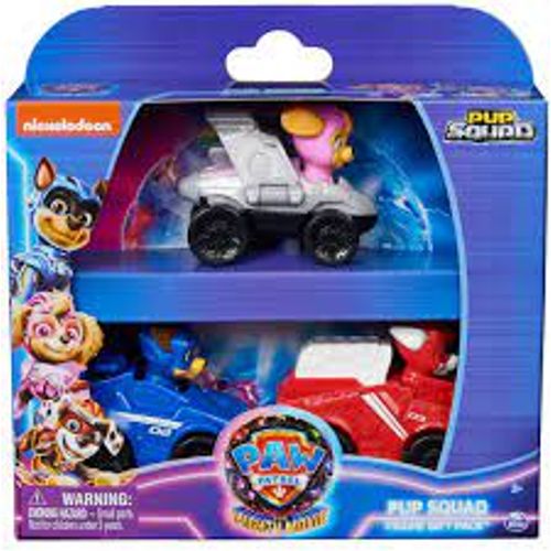 Paw Patrol - The might movie pup squad set od 3 vozila slika 1