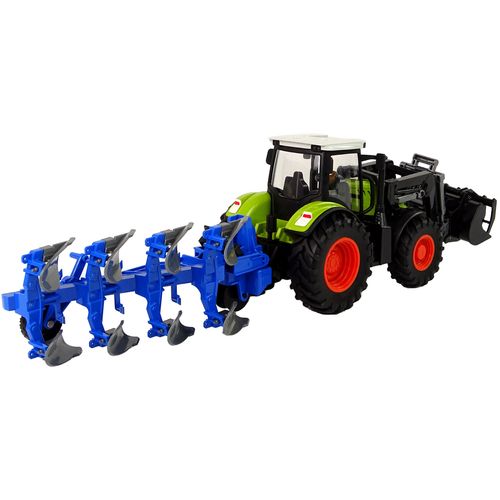Traktor s poljoprivrednim strojevima i prikolicom - Svjetlosni i zvučni efekti slika 5