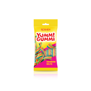 Roshen Yummi Gummi gumeni bomboni sour belts 70g