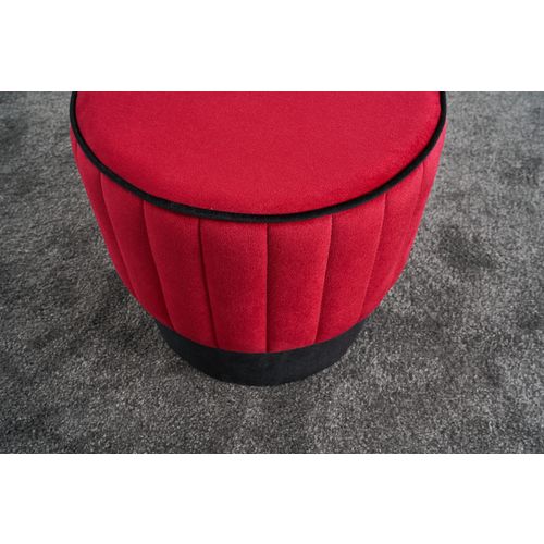 Rose Puf - Red Red Pouffe slika 4