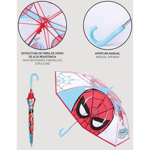 Marvel Spiderman bubble manual umbrella 42cm slika 4