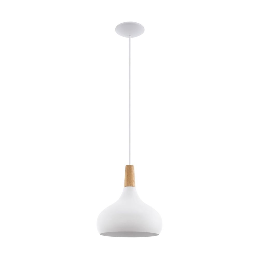 Eglo Sabinar Visića 1, E27, Promjer 280 mm, Drvo/Bijela slika 1