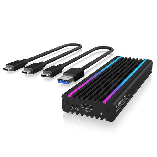 Icybox kućište za M.2 NVMe SSD s USB-C i USB-A 3.1 priključkom slika 3