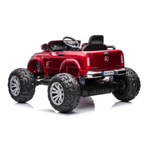 Licencirani auto na akumulator  Mercedes DK-MT950 4x4 - crveni/lakirani slika 3