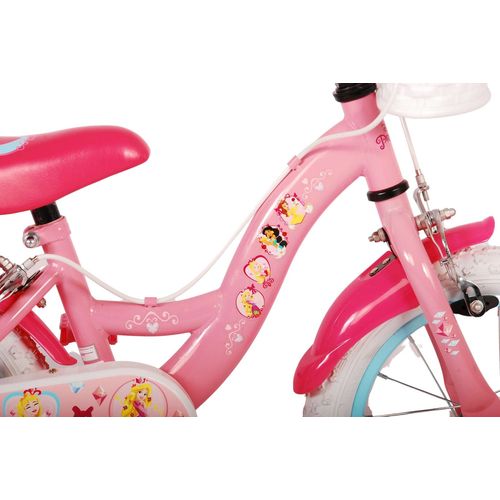 Dječji bicikl Disney Princess 14 inča Roza s dvije ručne kočnice slika 7
