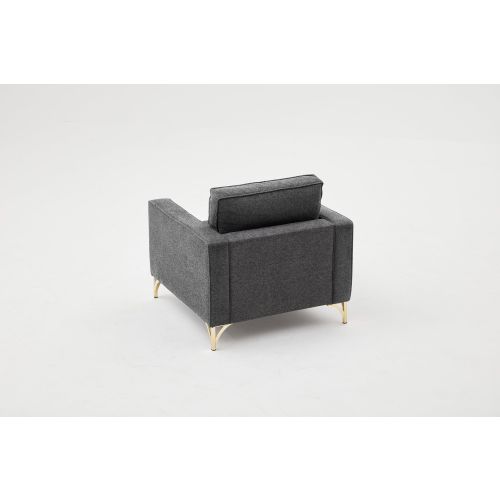 Atelier Del Sofa Sofa, Antracit Zlato, Berlin - Anthracite, Gold slika 5