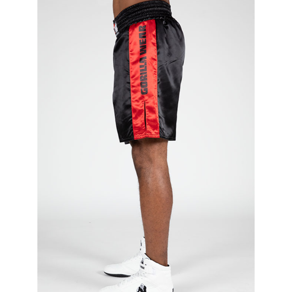 Gorilla Wear Bokserski šorc Hornell - Black/Red - XL slika 7