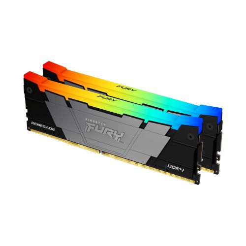 Memorija KINGSTON 64GB(2x32GB)/DIMM/DDR4/3200MHz/CL16/FURY Renegade RGB slika 1