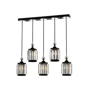 Luster Av-4318-5Y-Bsy u Crnoj Bronzi