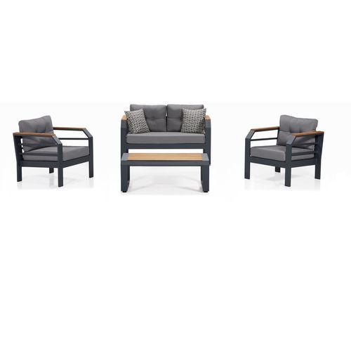 Assento 2+1+1+S - Grey, Black Grey
Black Garden Lounge Set slika 1