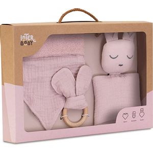 InterBaby Set za bebe Muslin Dark pink