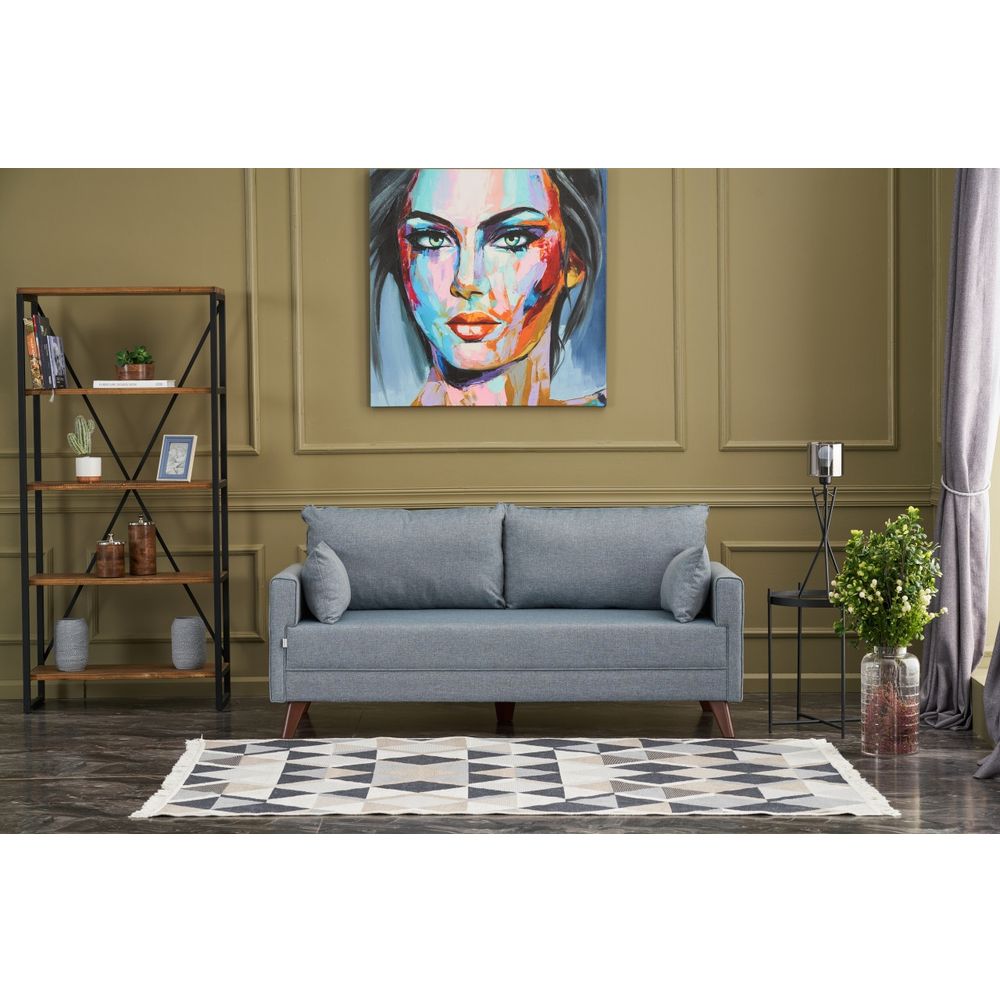 Bella Soft Dvosjed - Plava Boja slika 2